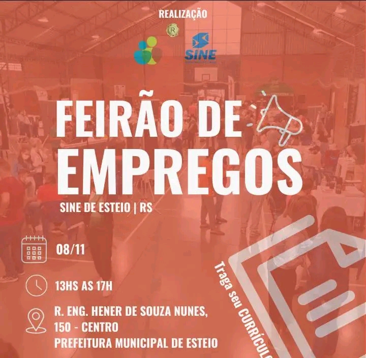 Feirão de empregos em Esteio 