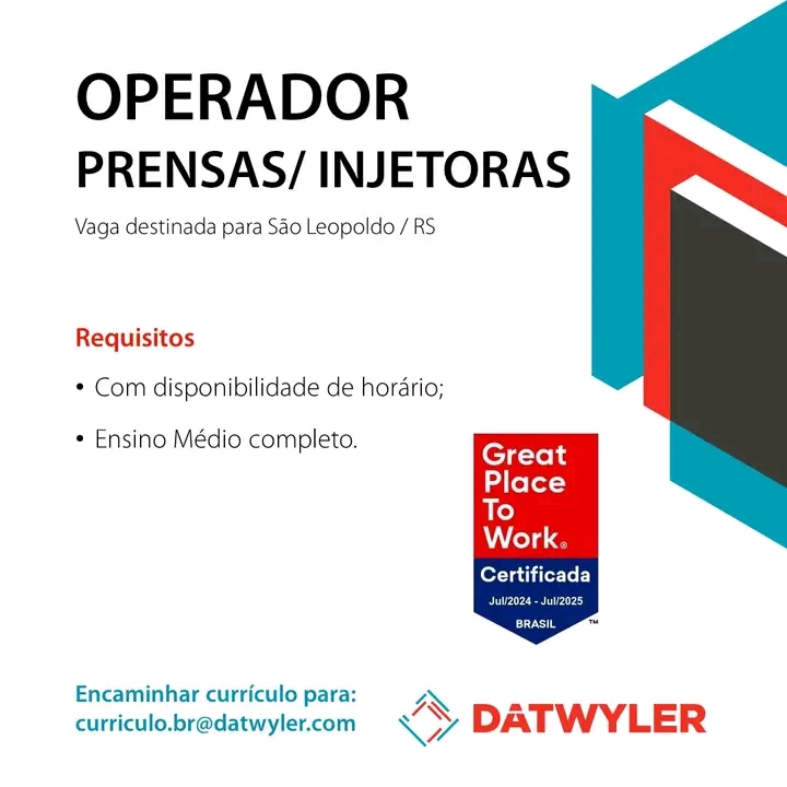 Operador de prensas / injetoras  SL