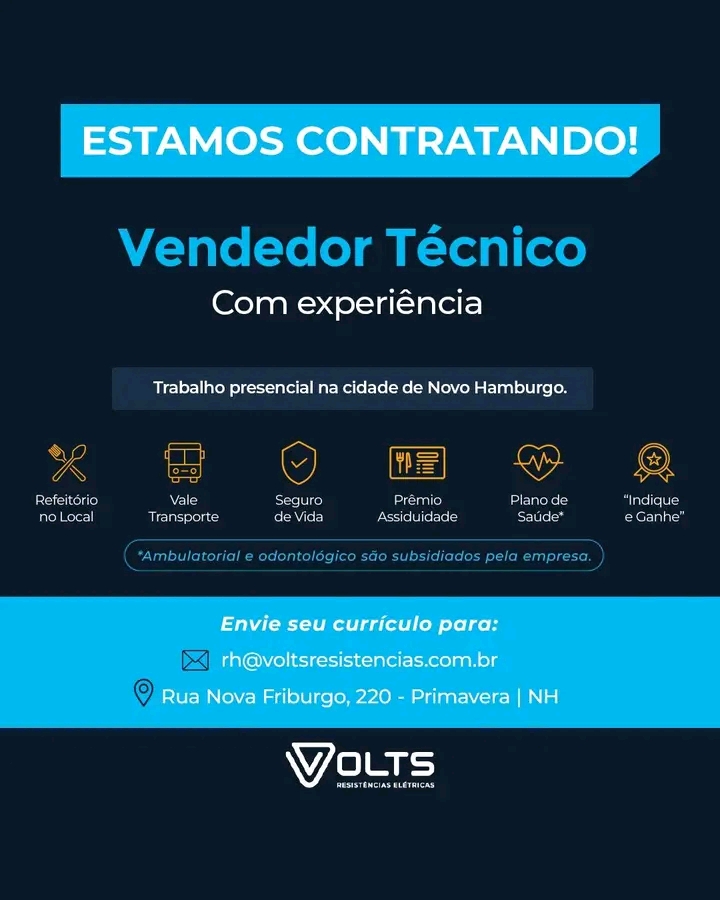 Vendedor Técnico - NH