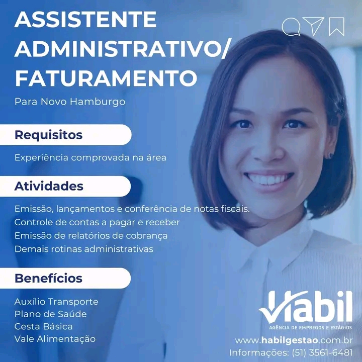 Assistente administrativo / Faturamento - NH