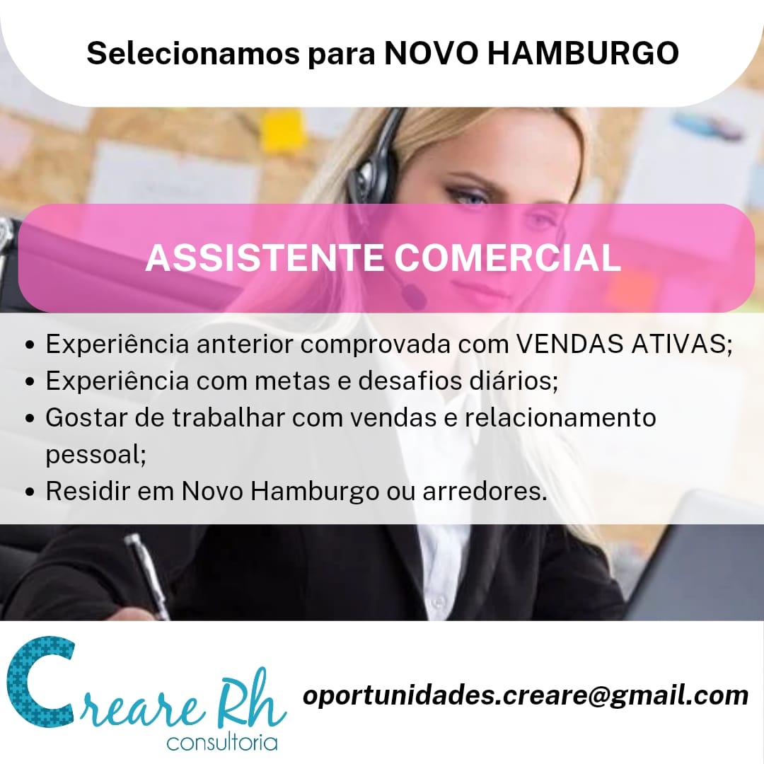 Assistente comercial - NH