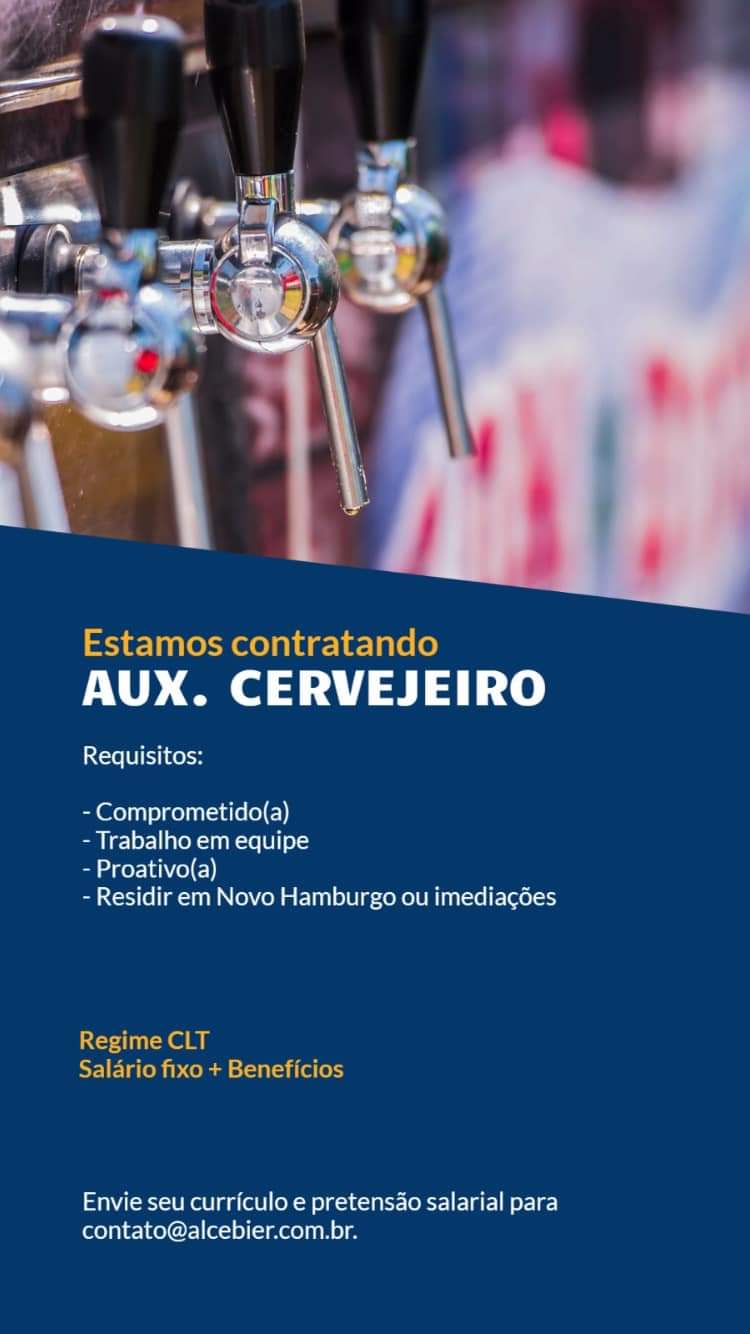 Auxiliar Cervejeiro - NH