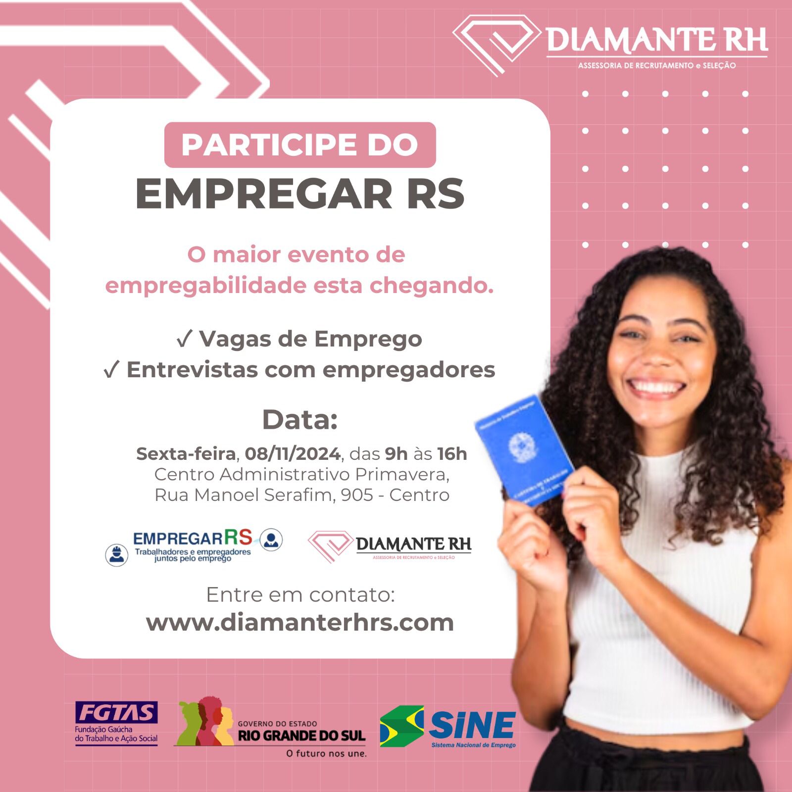 Feirão de empregos em Sapucaia 