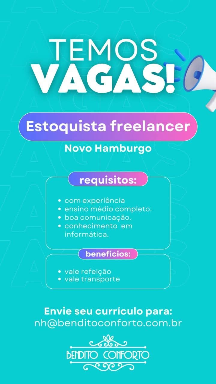 Estoquista freelancer - NH