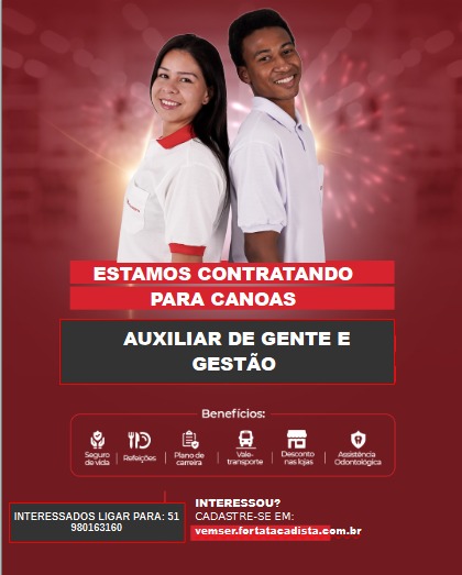 Auxiliar de gente e gestão - Canoas 