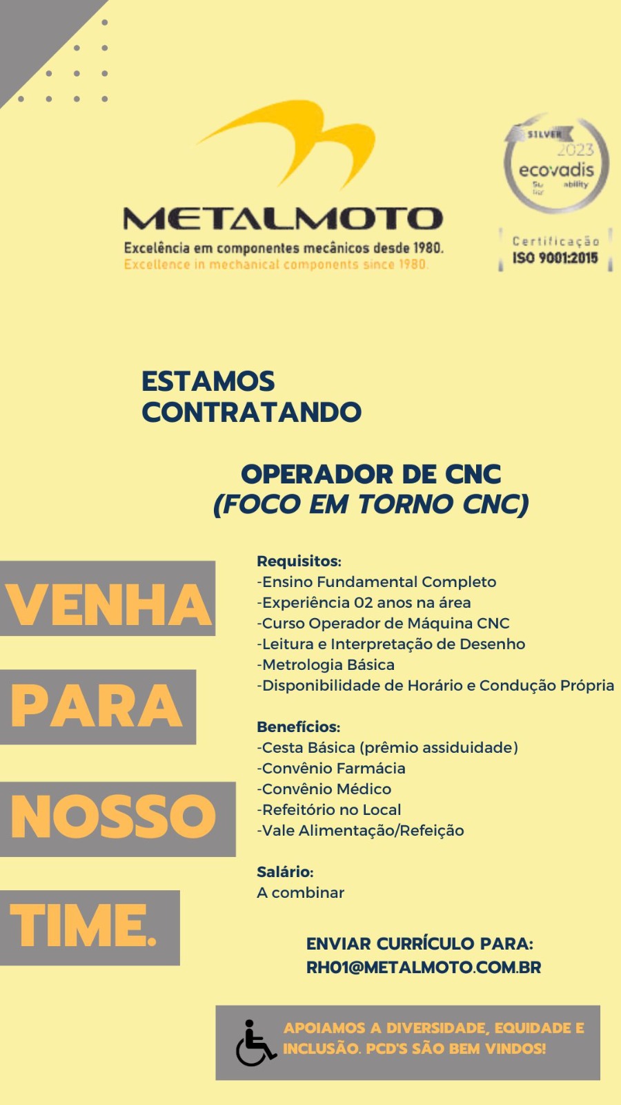 Operador de CNC - SL