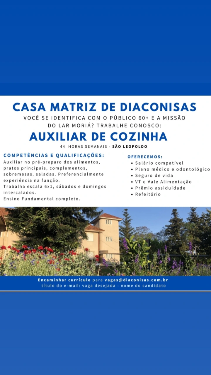 Auxiliar de Cozinha - SL